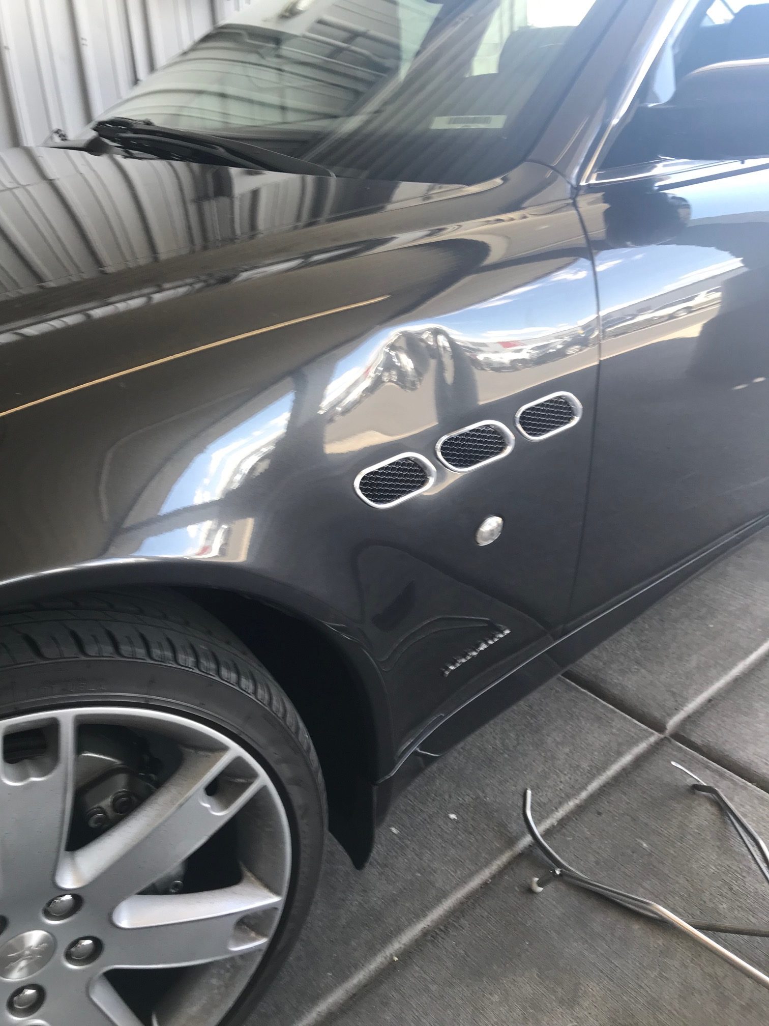 Maserati Dent Removal Before